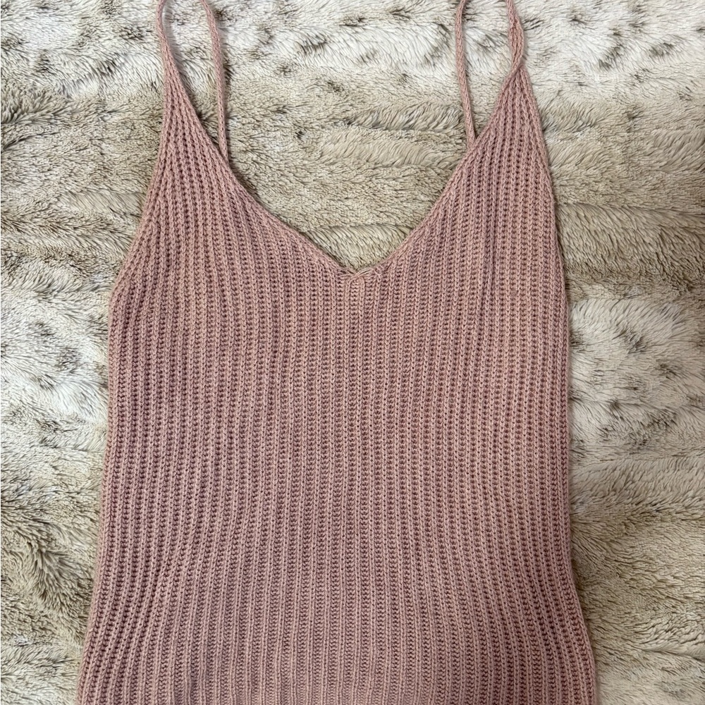 Brandy Melville Mauve Knit Tank